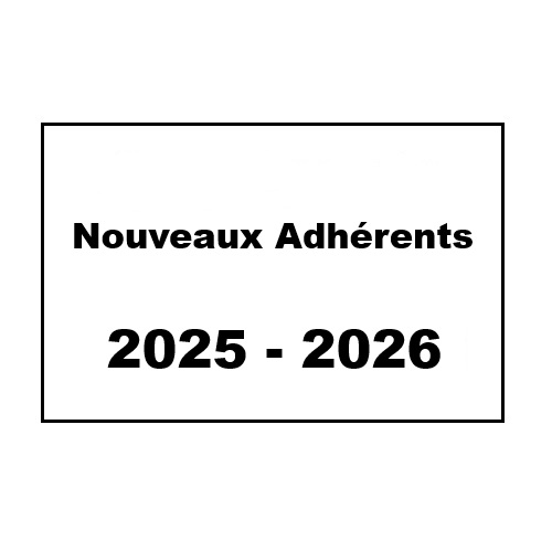 Nouveaux adhérents 2025 - 2026